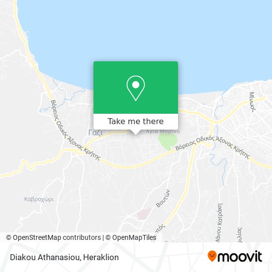 Diakou Athanasiou map
