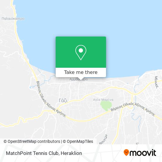 MatchPoint Tennis Club map