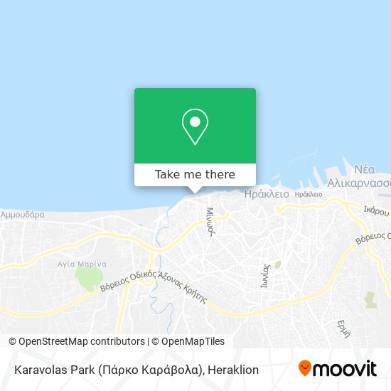 Karavolas Park (Πάρκο Καράβολα) map