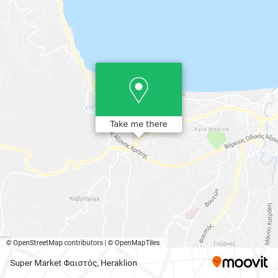 Super Market Φαιστός map