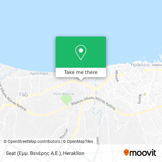 Seat (Εμμ. Βενέρης Α.Ε.) map