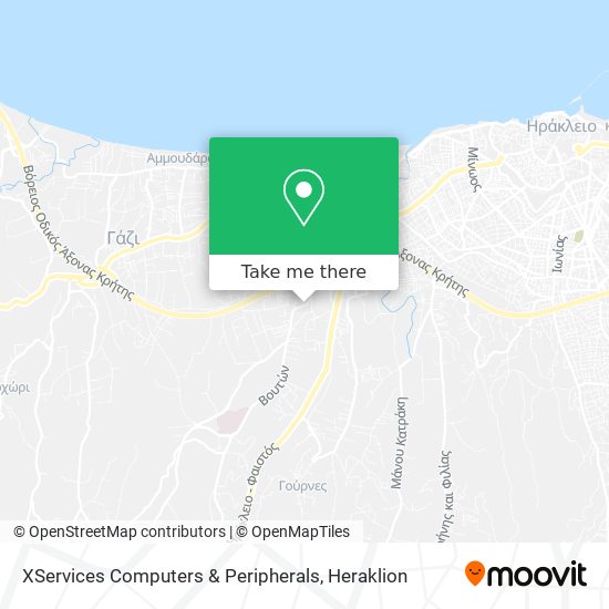 XServices Computers & Peripherals map