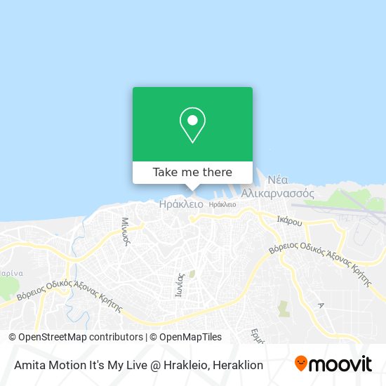 Amita Motion It's My Live @ Hrakleio map