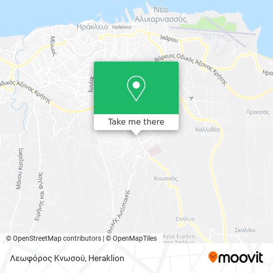 Λεωφόρος Κνωσού map
