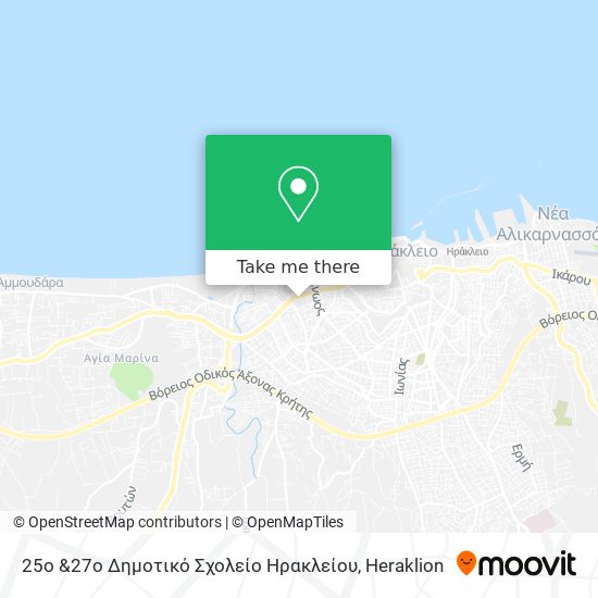 25ο &27ο Δημοτικό Σχολείο Ηρακλείου map