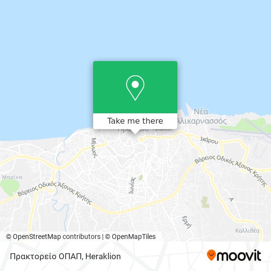 Πρακτορείο ΟΠΑΠ map