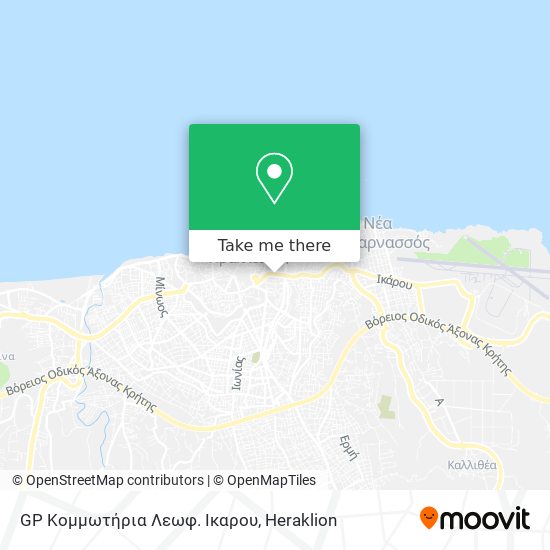 GP Κομμωτήρια Λεωφ. Ικαρου map
