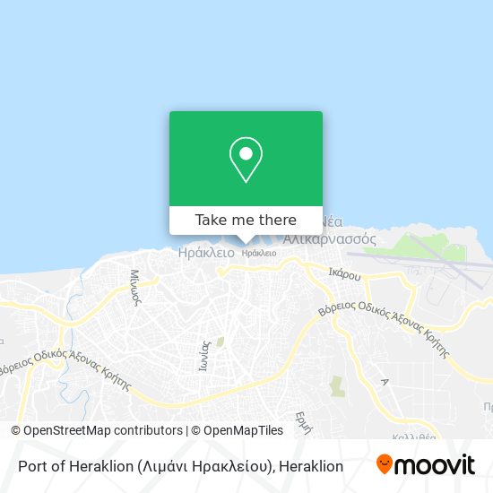 Port of Heraklion (Λιμάνι Ηρακλείου) map