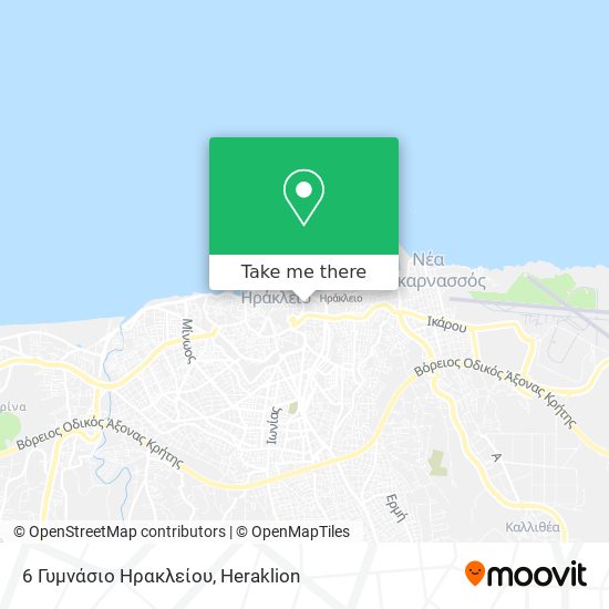 6 Γυμνάσιο Ηρακλείου map