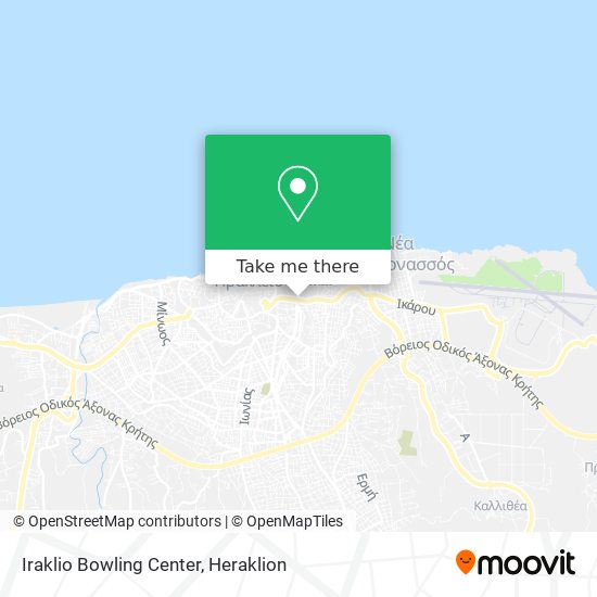 Iraklio Bowling Center map