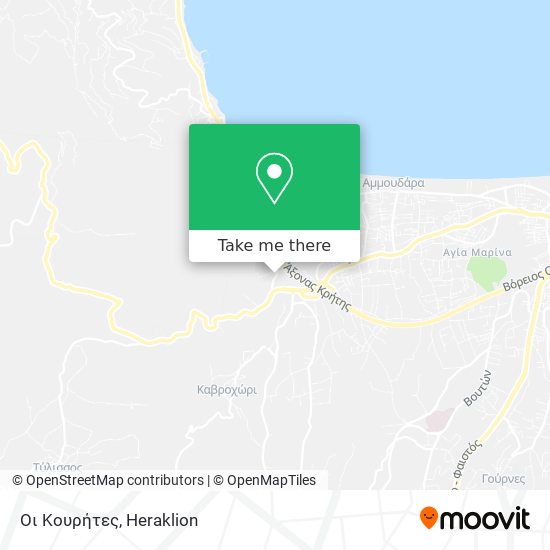 Οι Κουρήτες map
