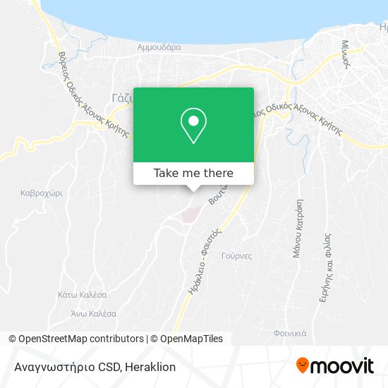 Αναγνωστήριο CSD map