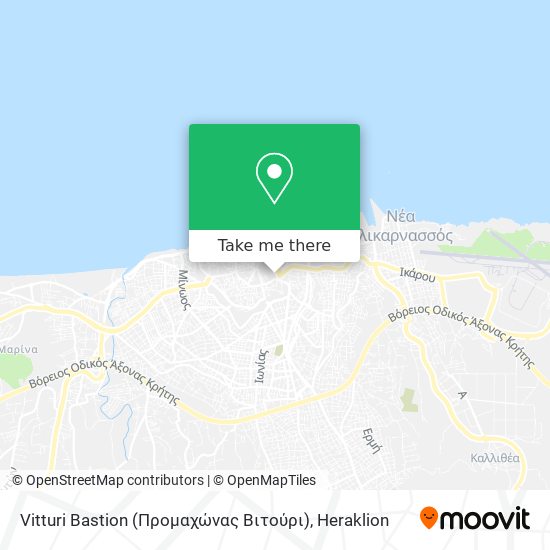 Vitturi Bastion (Προμαχώνας Βιτούρι) map