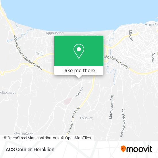 ACS Courier map