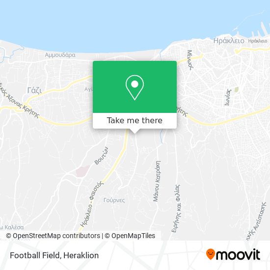 Football Field map