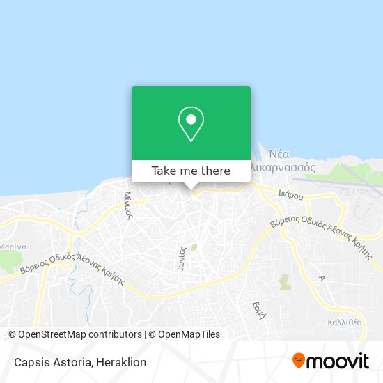 Capsis Astoria map