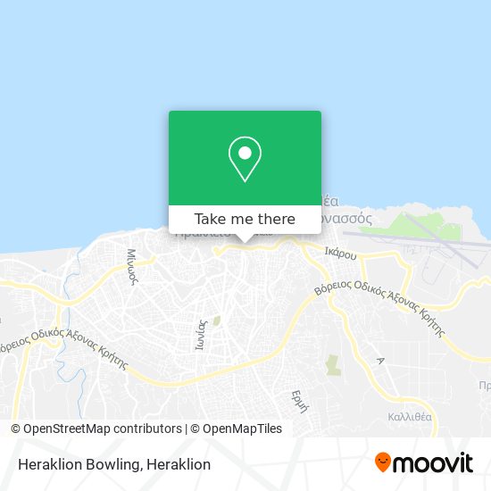 Heraklion Bowling map