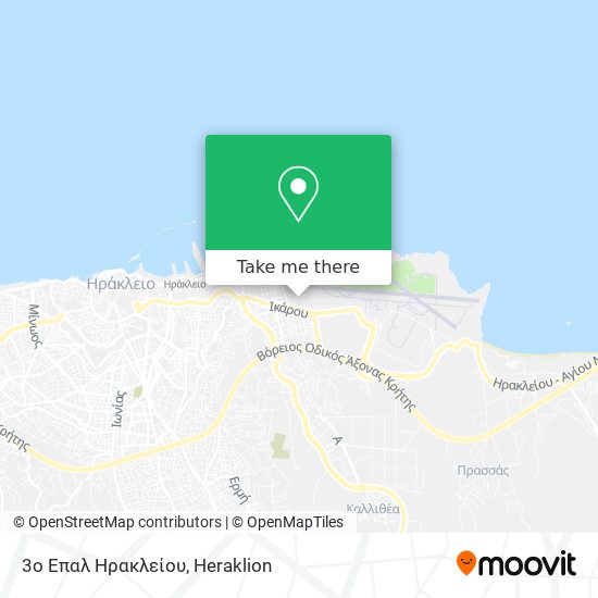 3ο Επαλ Ηρακλείου map