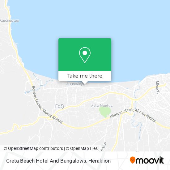 Creta Beach Hotel And Bungalows map