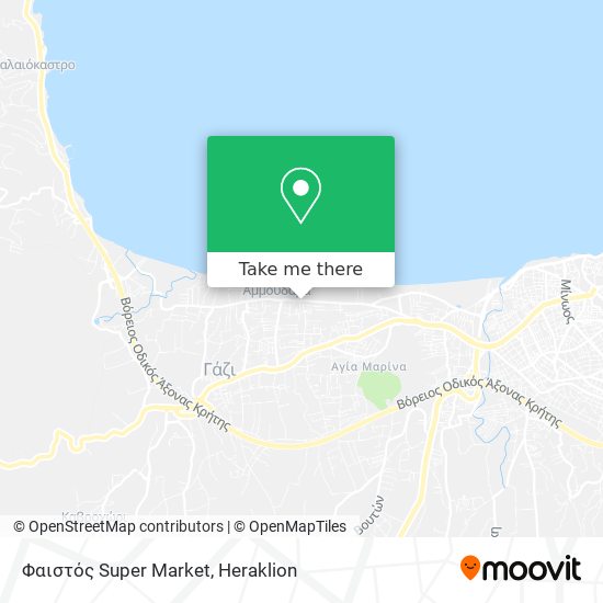 Φαιστός Super Market map