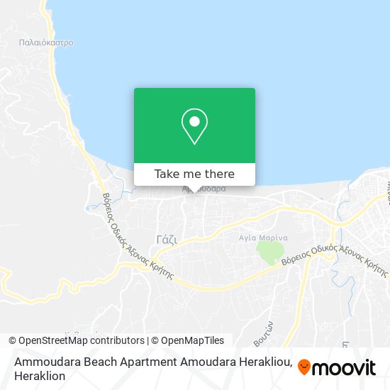 Ammoudara Beach Apartment Amoudara Herakliou map