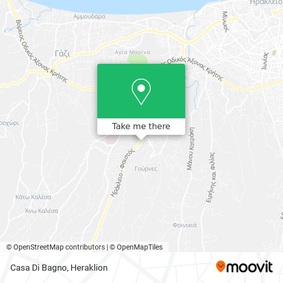 Casa Di Bagno map