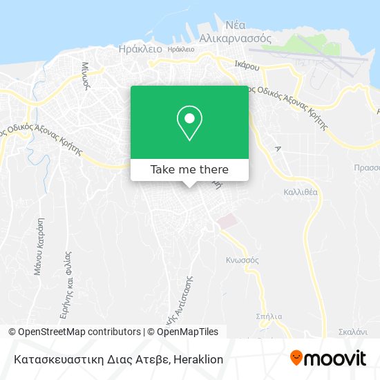 Κατασκευαστικη Διας Ατεβε map