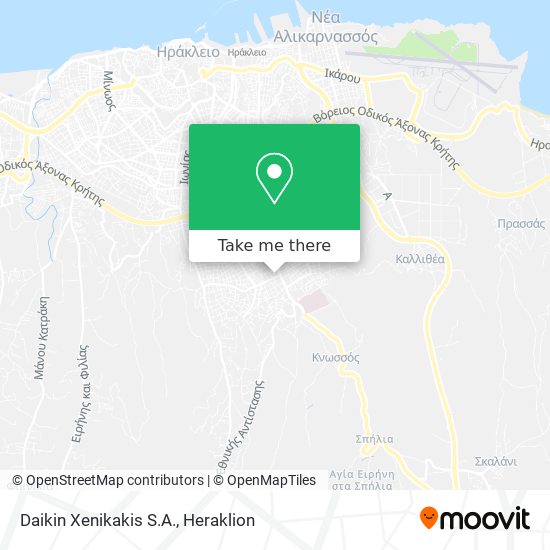 Daikin Xenikakis S.A. map