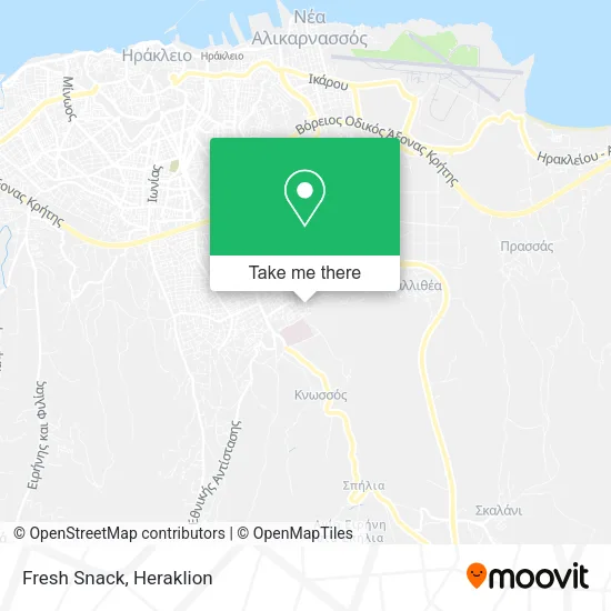 Fresh Snack map