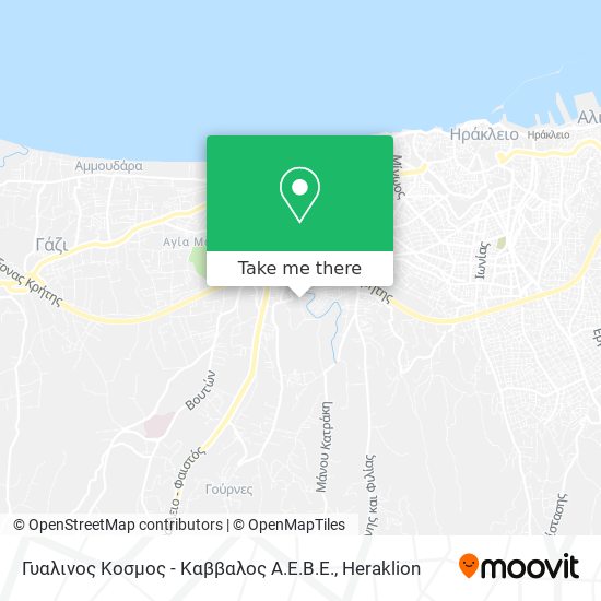 Γυαλινος Κοσμος - Καββαλος Α.Ε.Β.Ε. map