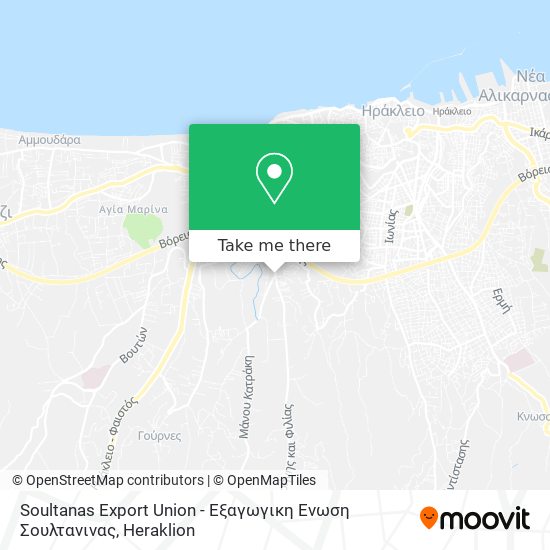 Soultanas Export Union - Εξαγωγικη Ενωση Σουλτανινας map