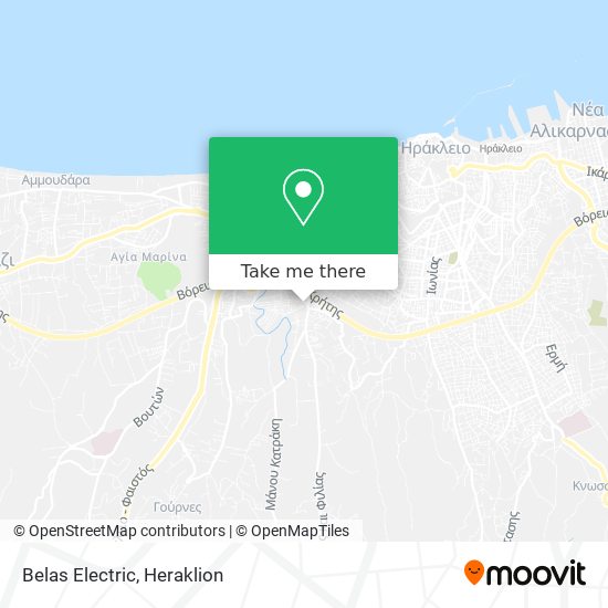 Belas Electric map