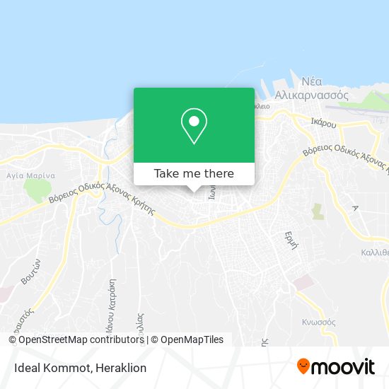 Ideal Kommot map