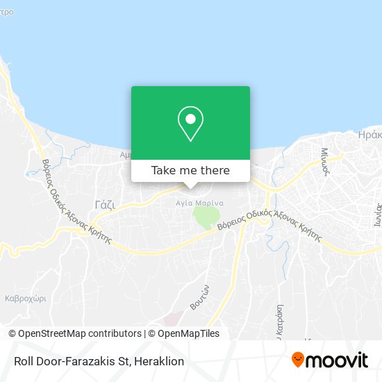 Roll Door-Farazakis St map
