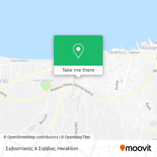 Σεβαστακης Α Σαββας map