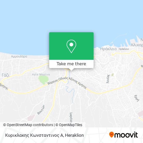 Κυρικλακης Κωνσταντινος Α map