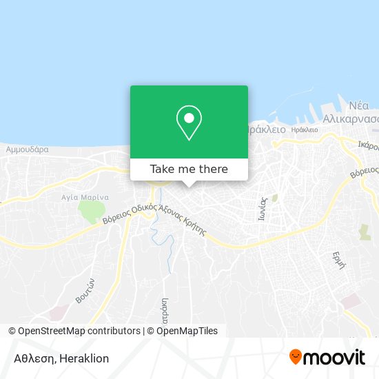 Αθλεση map