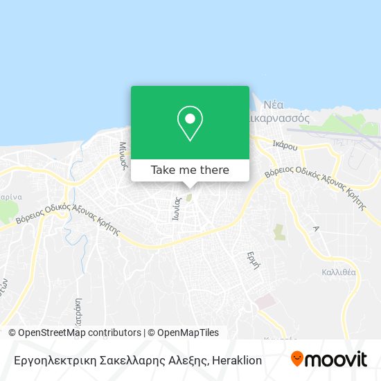 Εργοηλεκτρικη Σακελλαρης Αλεξης map