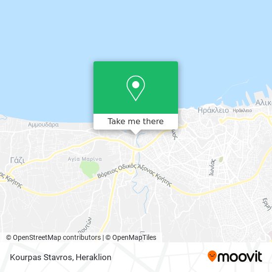 Kourpas Stavros map