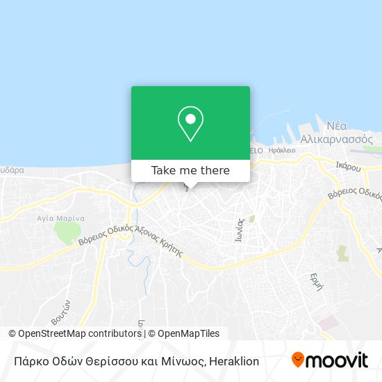 Πάρκο Οδών Θερίσσου και Μίνωος map