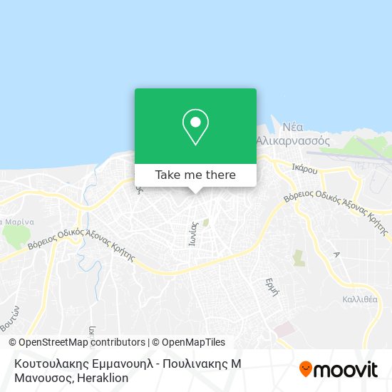 Κουτουλακης Εμμανουηλ - Πουλινακης Μ Μανουσος map