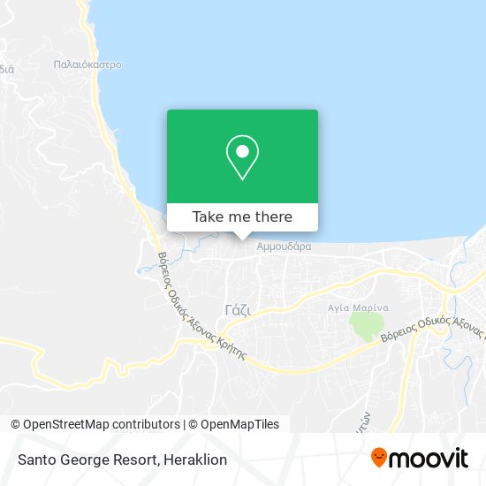 Santo George Resort map
