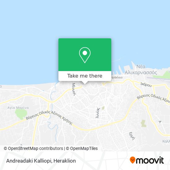 Andreadaki Kalliopi map