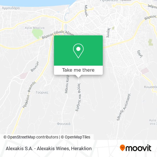 Alexakis S.A. - Alexakis Wines map