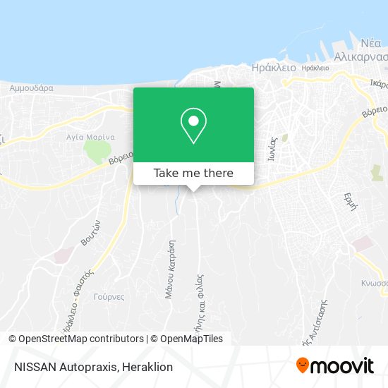 NISSAN Autopraxis map