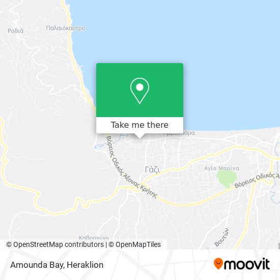Amounda Bay map