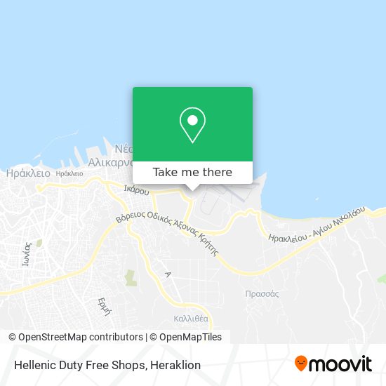 Hellenic Duty Free Shops map