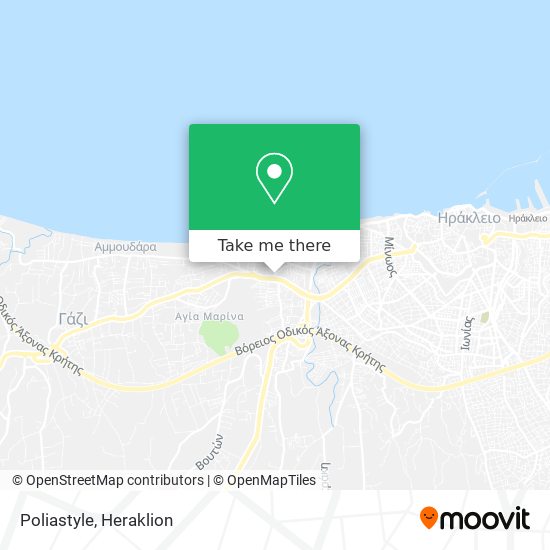 Poliastyle map