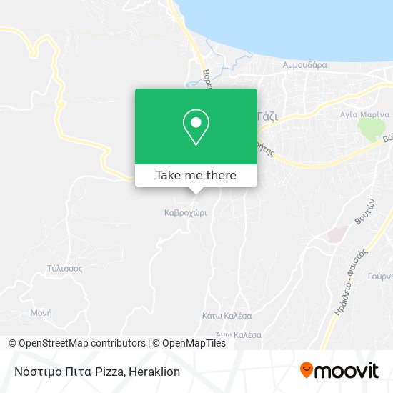 Νόστιμο Πιτα-Pizza map
