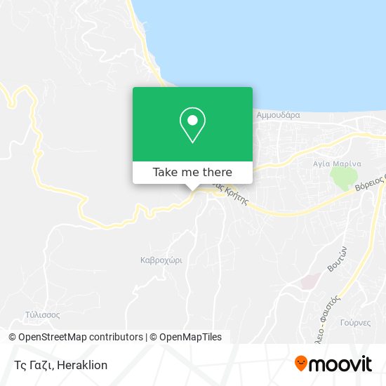 Τς Γαζι map
